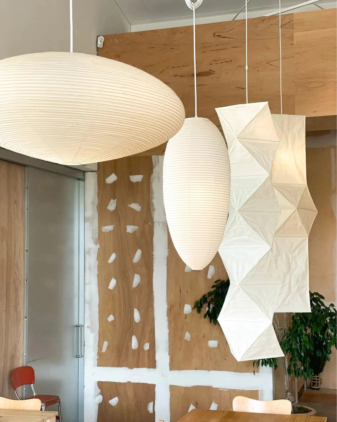 Japanese Paper Pendant Ceiling Lamp | Modern Hanging Light for Bedroom and Living