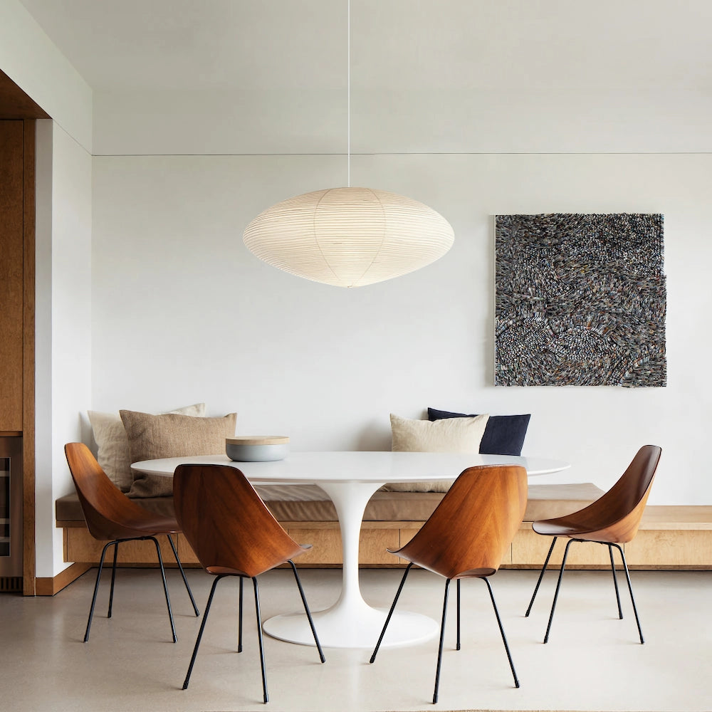 Japanese Paper Pendant Ceiling Lamp | Modern Hanging Light for Bedroom and Living