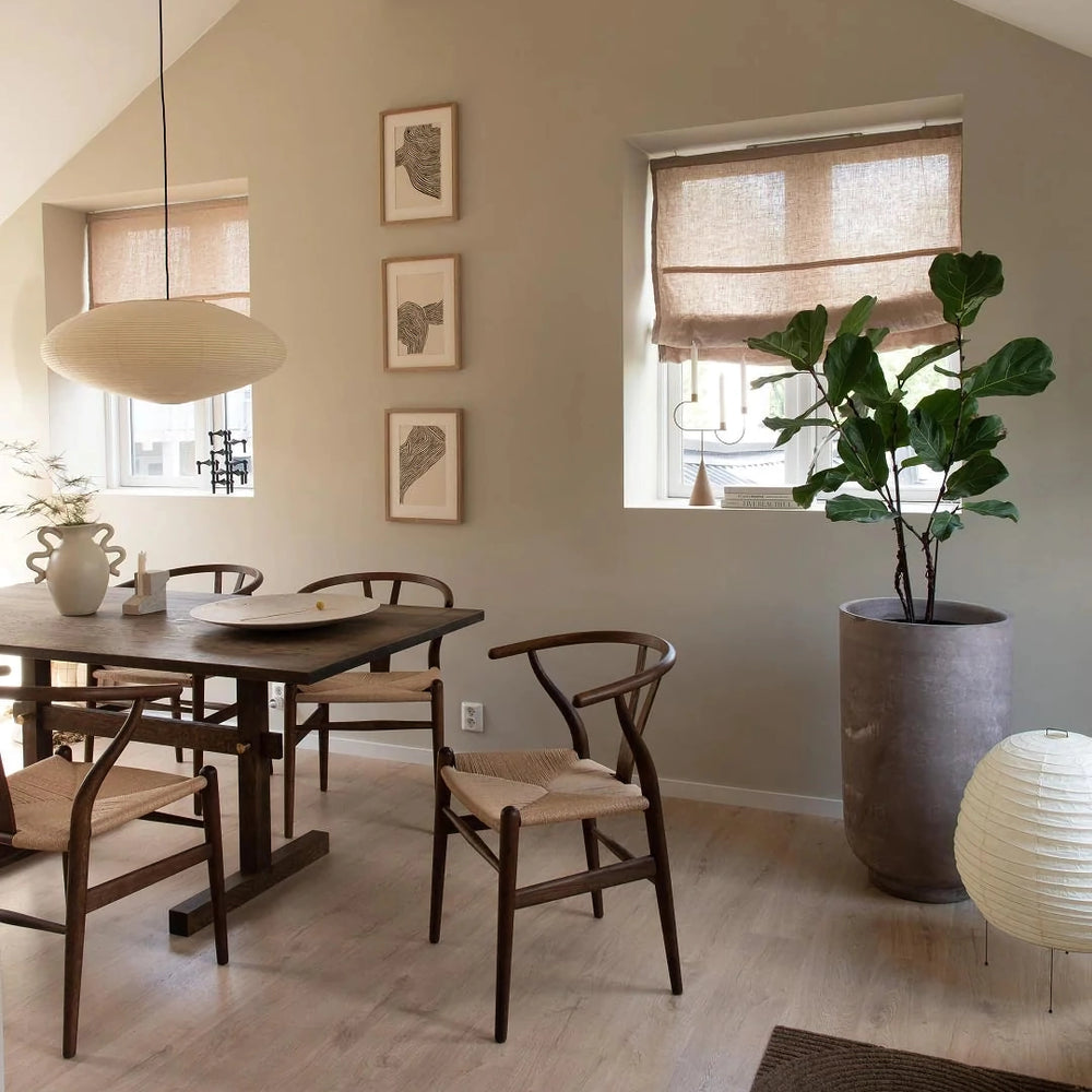 Japanese Paper Pendant Ceiling Lamp | Modern Hanging Light for Bedroom and Living