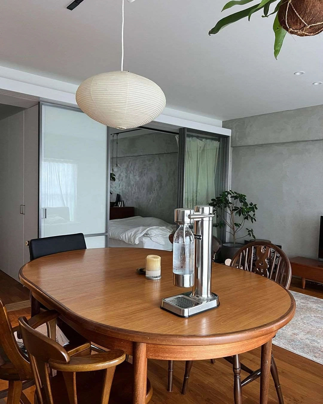 Japanese Paper Pendant Ceiling Lamp | Modern Hanging Light for Bedroom and Living