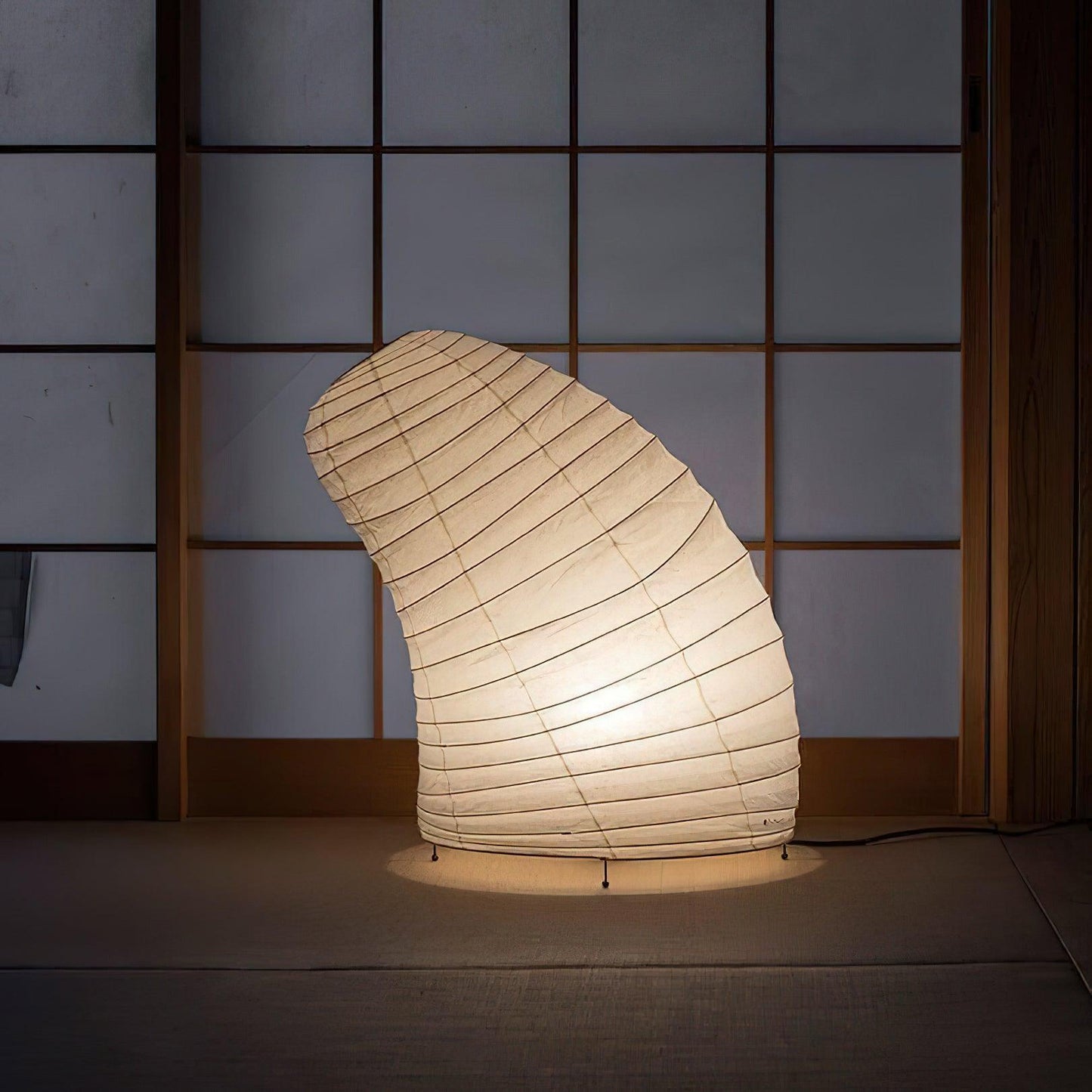 Modern Paper Table Lamp | Floor Lamp with Soft Glow for Living Room and Bedroom