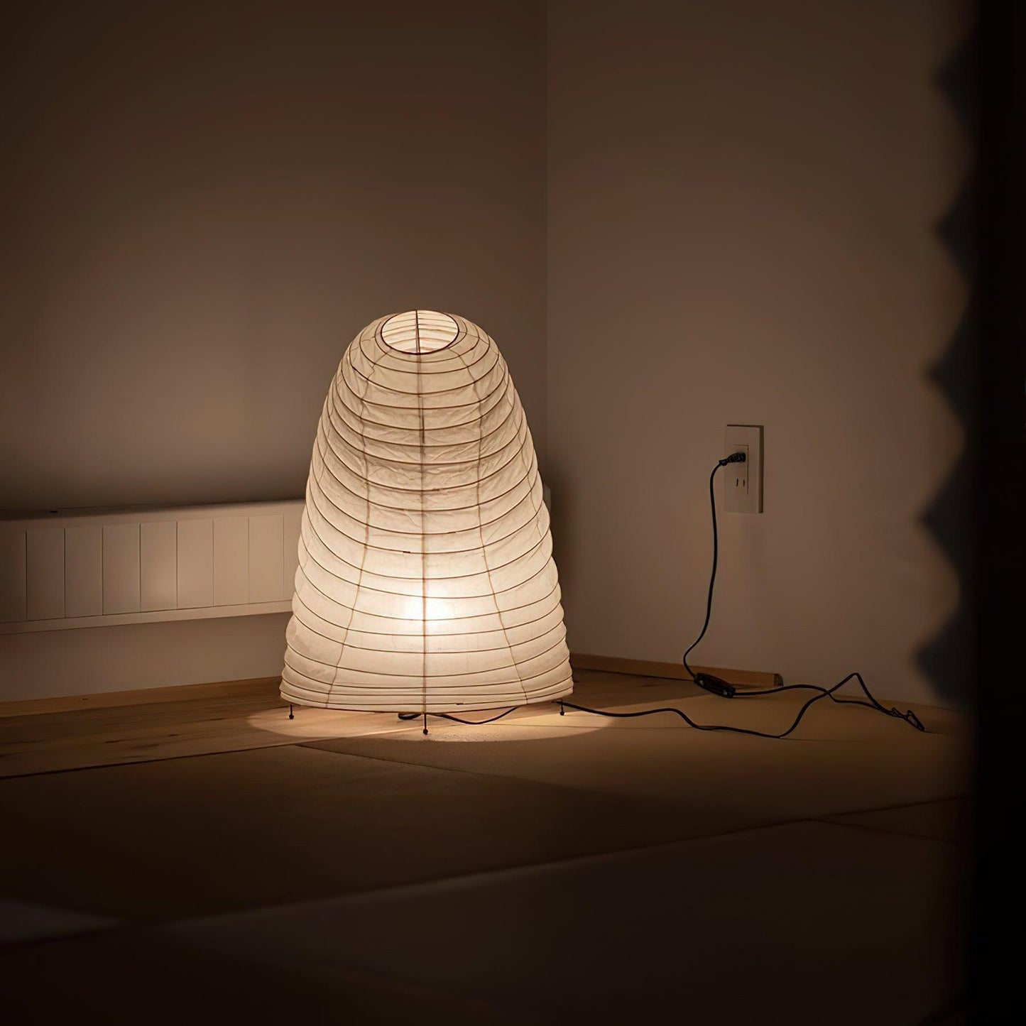 Modern Paper Table Lamp | Floor Lamp with Soft Glow for Living Room and Bedroom
