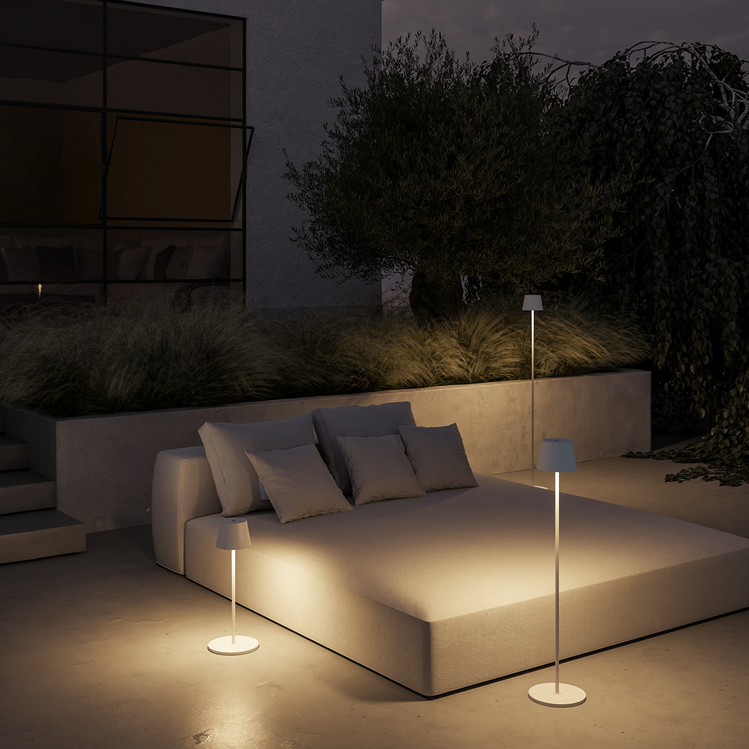 Rechargeable LED Floor Lamp | Adjustable Height Modern Standing Light
