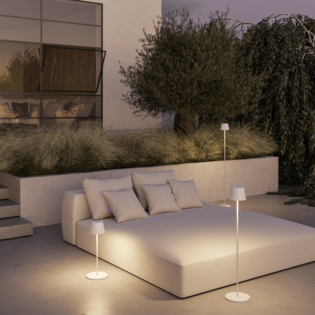 Rechargeable LED Floor Lamp | Adjustable Height Modern Standing Light