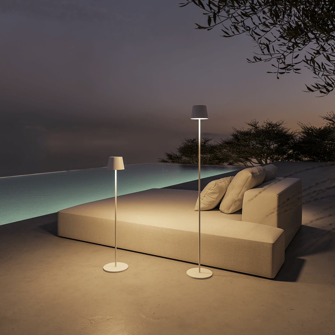 Rechargeable LED Floor Lamp | Adjustable Height Modern Standing Light