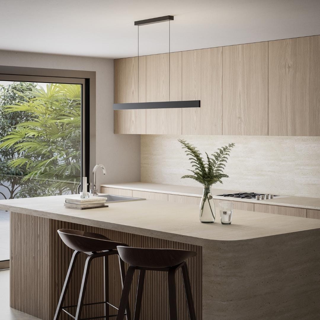 Minimalist Modern LED Pendant Light | Gesture Control Dining Room Ceiling Lamp