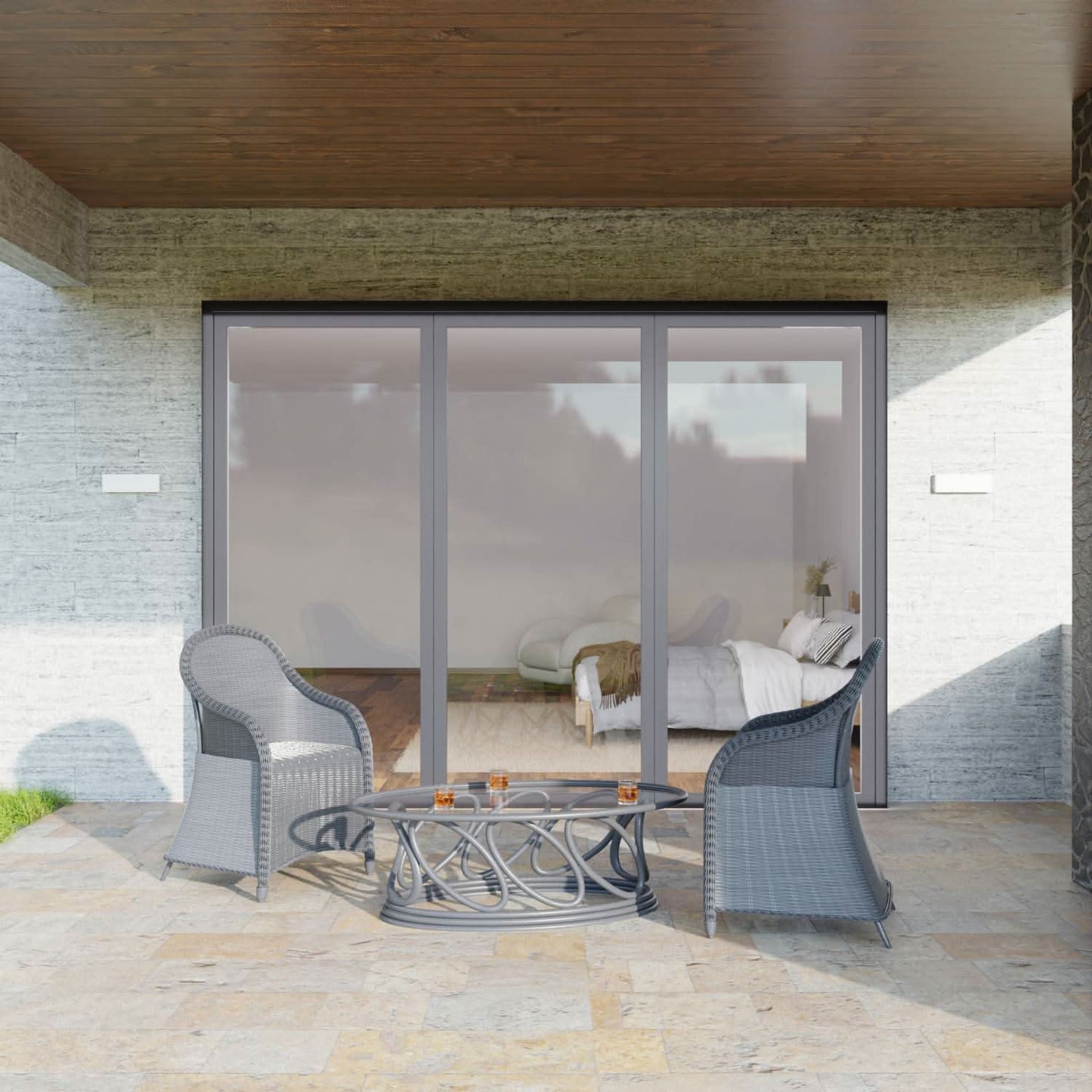 Rectangular LED Wall Light Sconce | Modern Bedroom Living Room Wall Lamp