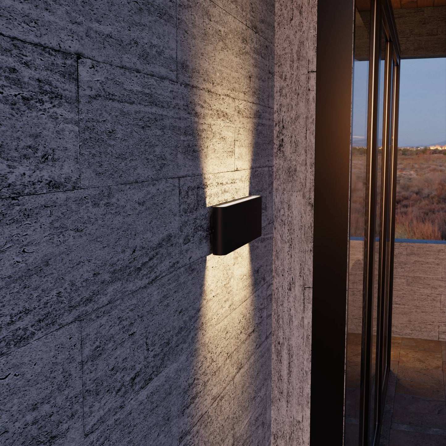 Rectangular LED Wall Light Sconce | Modern Bedroom Living Room Wall Lamp