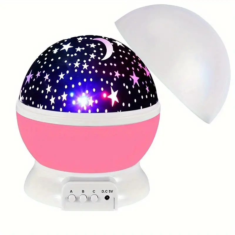 Rechargeable Star Projector LED Night Lamp for Kids | Colourful Bedside Light