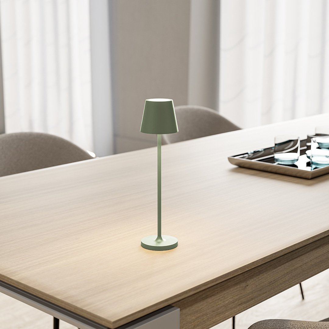 Rechargeable LED Table Lamp with Touch Dimmer | Modern Bedside and Dining Light