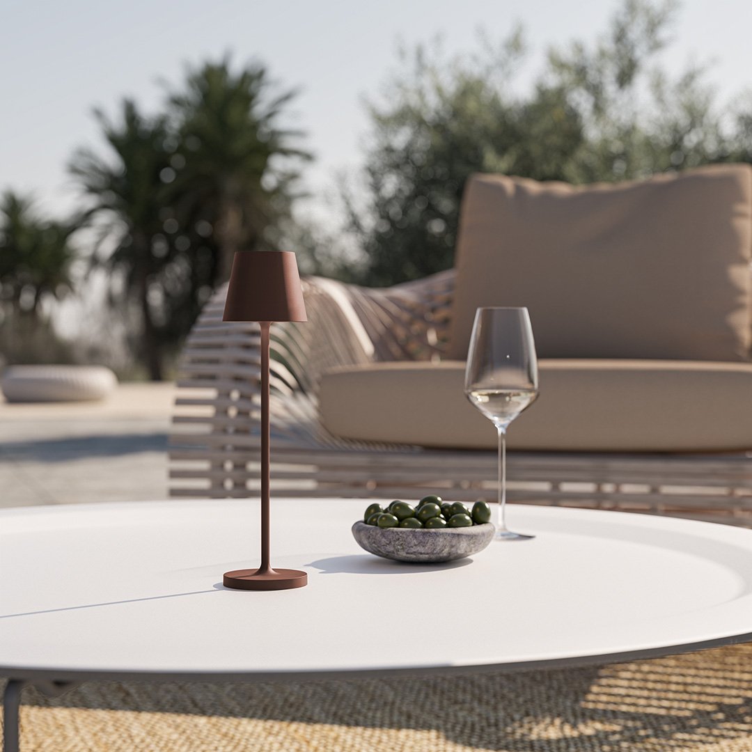 Rechargeable LED Table Lamp with Touch Dimmer | Modern Bedside and Dining Light