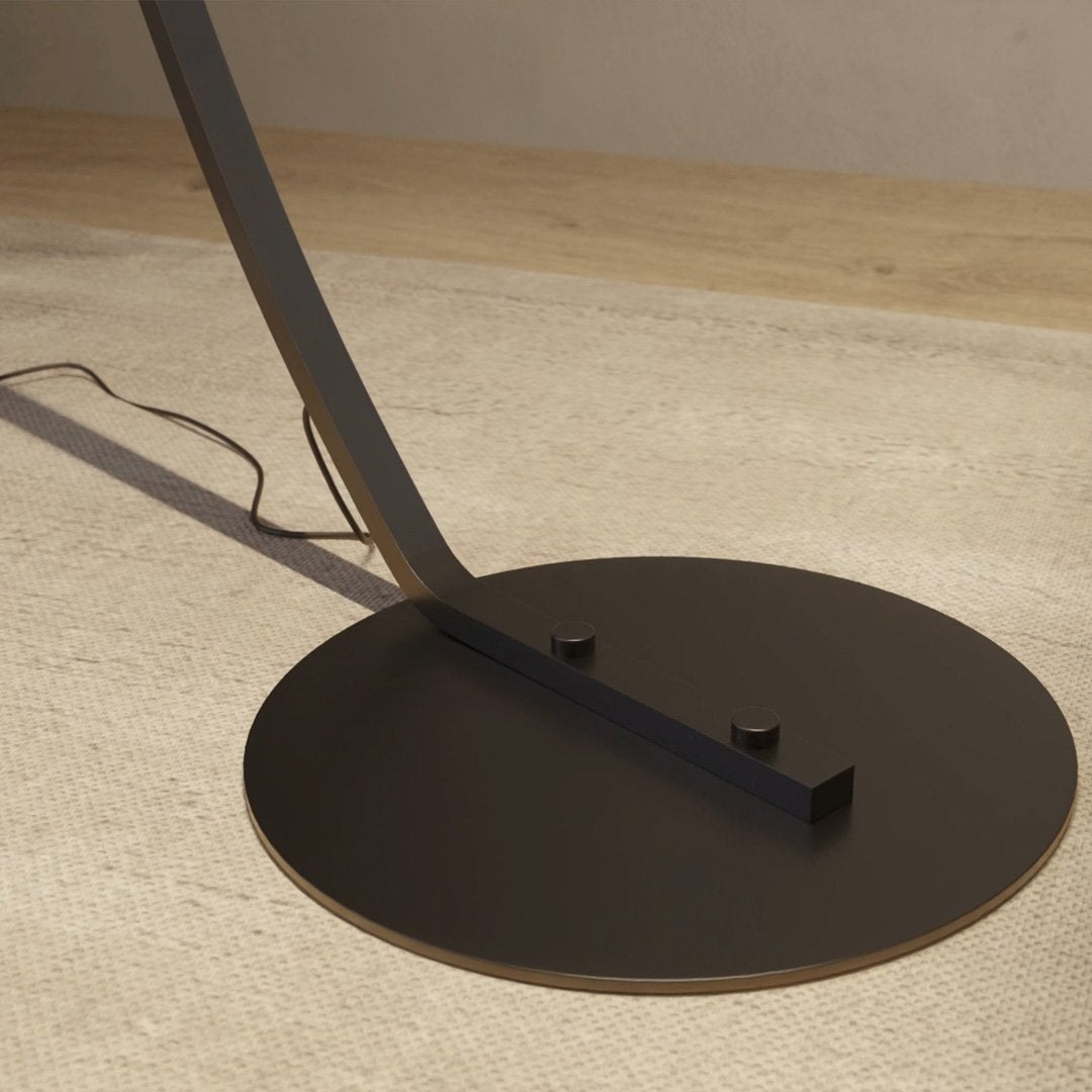 Modern Arc LED Floor Lamp in Minimalist Style | Adjustable Standing Light for Living Room