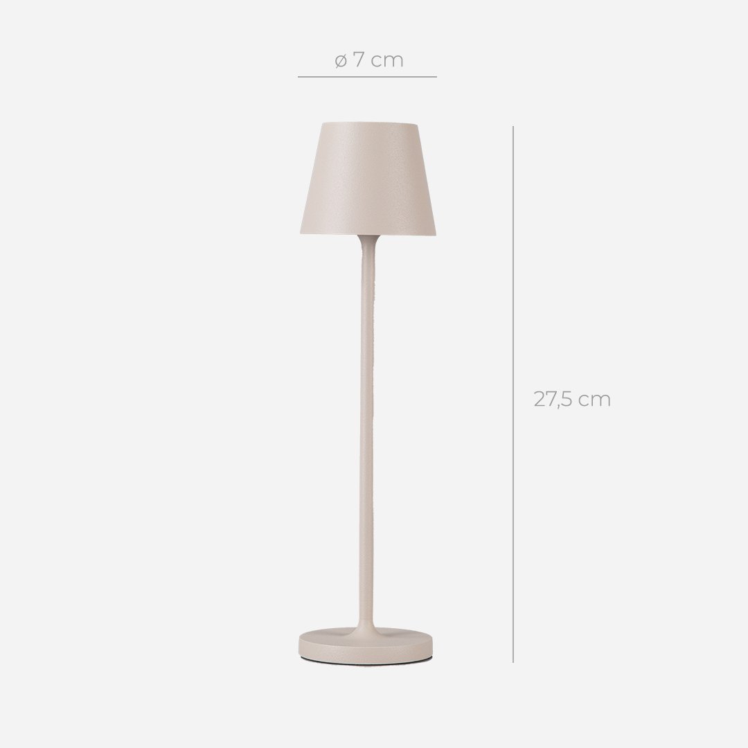 Rechargeable LED Table Lamp with Touch Dimmer | Modern Bedside and Dining Light