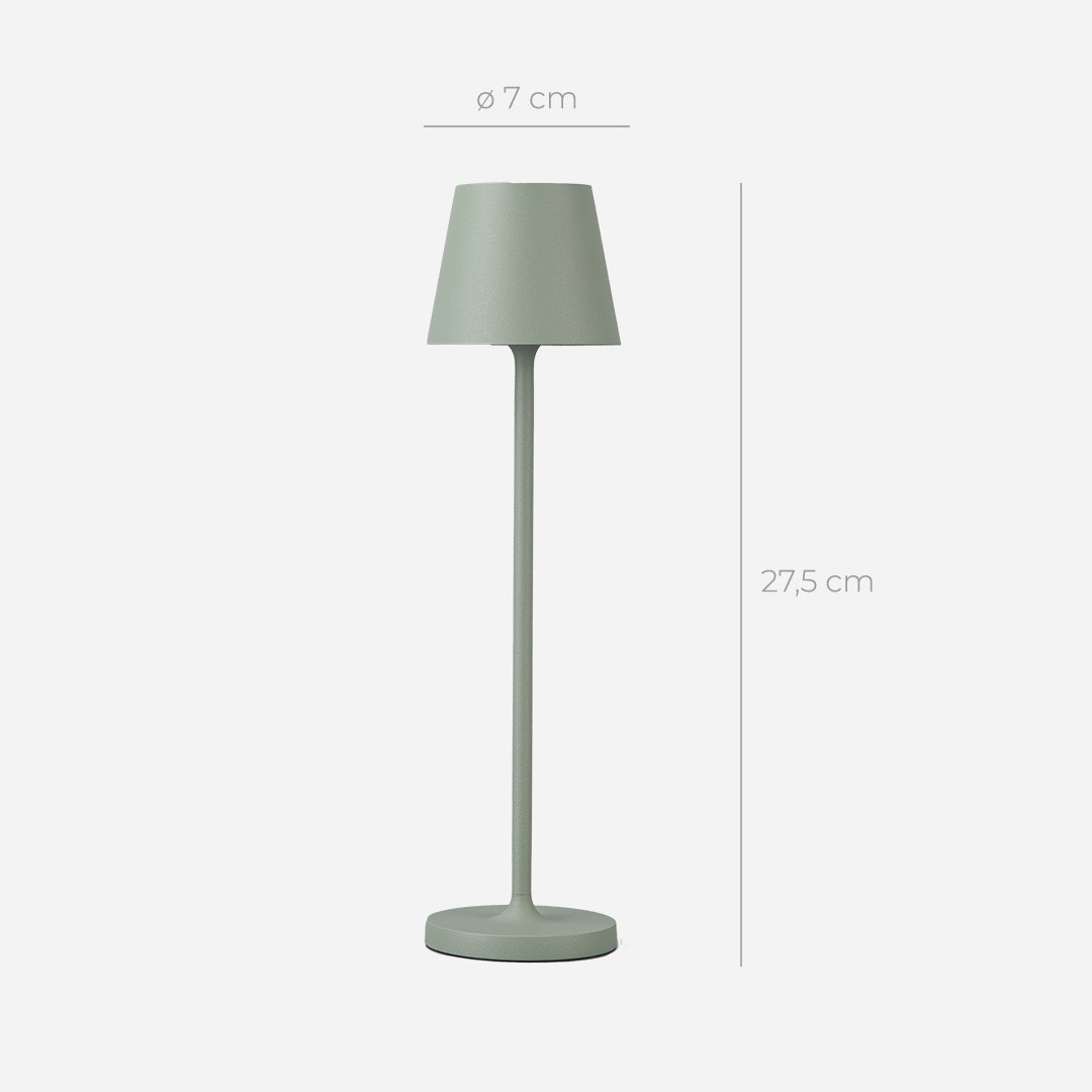 Rechargeable LED Table Lamp with Touch Dimmer | Modern Bedside and Dining Light