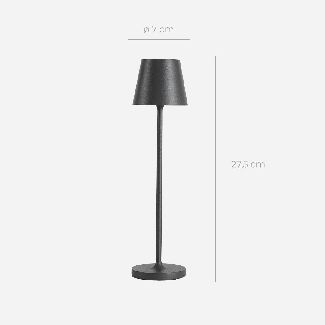 Rechargeable LED Table Lamp with Touch Dimmer | Modern Bedside and Dining Light