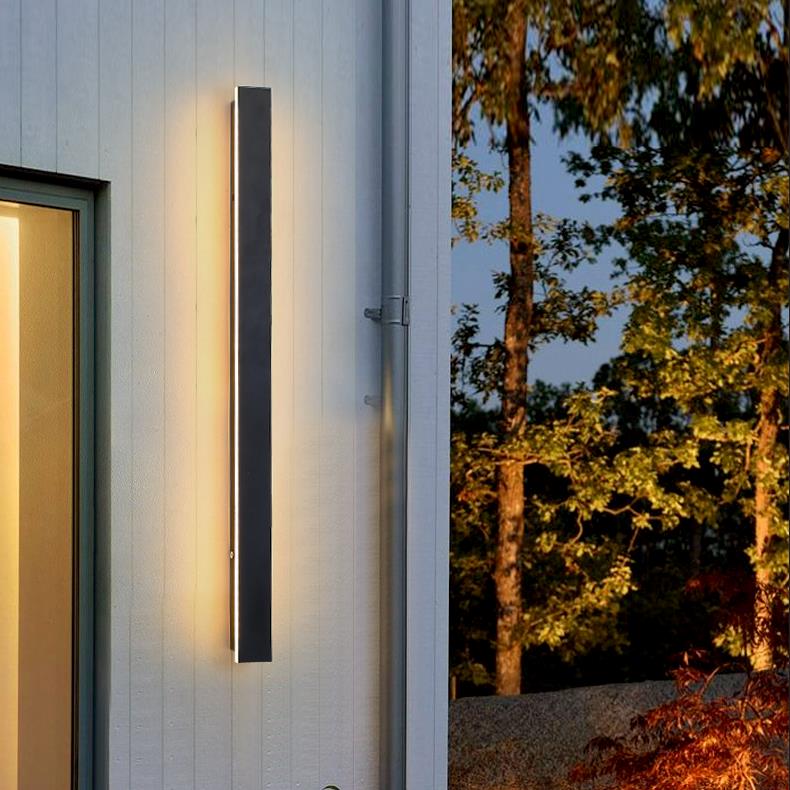 Outdoor LED Wall Sconce for Porch and Entryway | Modern Waterproof Wall Light