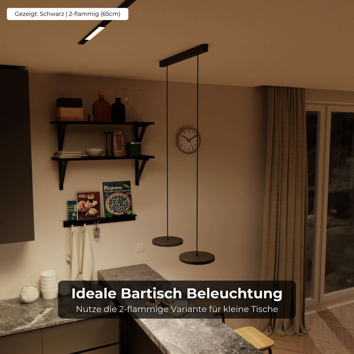 Modern Dining Room Pendant Ceiling Light | Adjustable LED Hanging Lamp