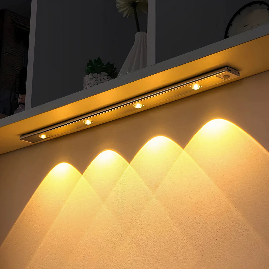 Rechargeable Table Lamp with Motion Sensor | Small Desk and Bedside Light