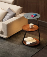 Modern Floor Lamp with Side Table Storage | Multifunctional Standing Light