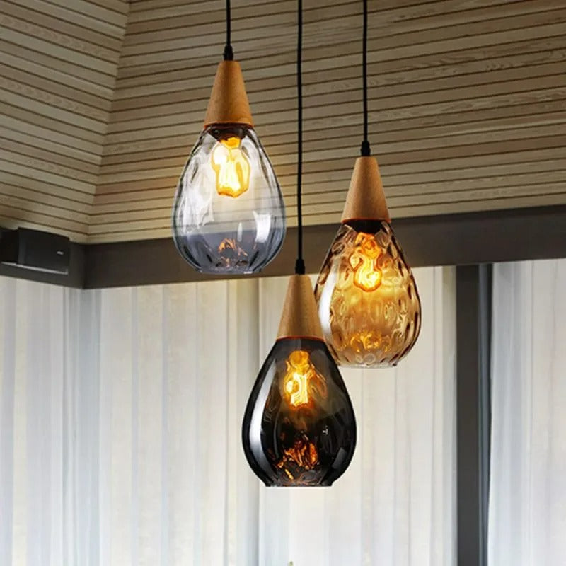 Pendant Ceiling Light | Modern Glass Hanging Lamp