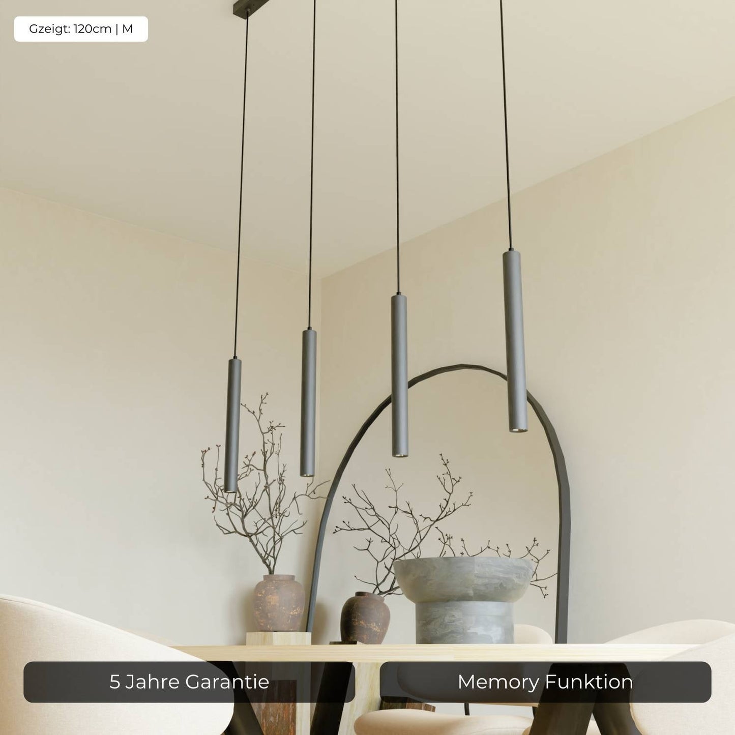 Adjustable Pendant Ceiling Light for Dining Room | Modern LED Hanging Lamp