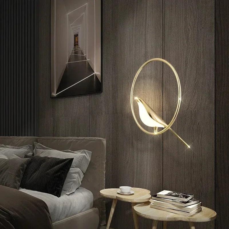 Artistic Bird Design Pendant Ceiling Light | Modern Dimmable LED Chandelier Lamp