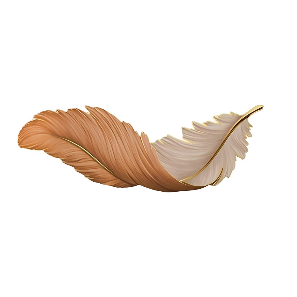 Feather Wall Sconce Light for Living Room | Modern LED Wall Lamp