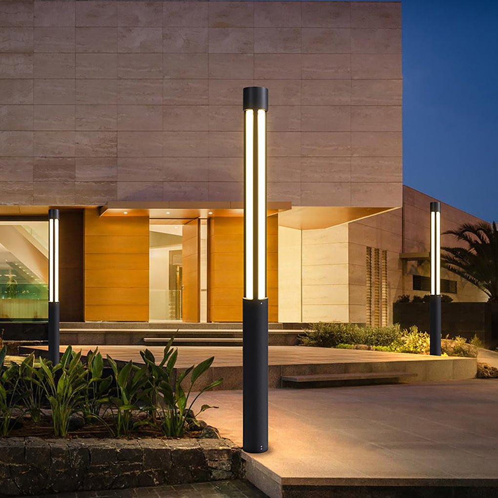 Outdoor LED Bollard Wall Lamp for Garden and Pathway | Modern Waterproof Post Light