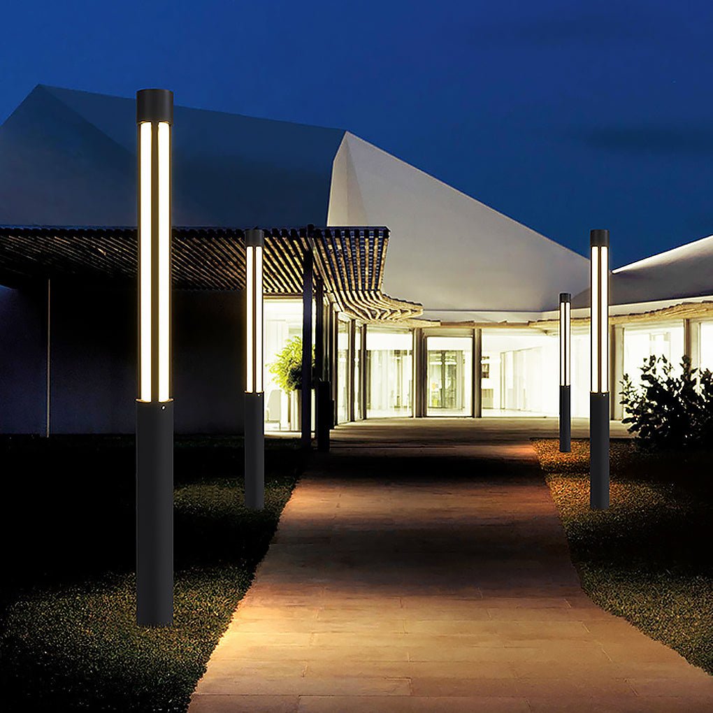 Outdoor LED Bollard Wall Lamp for Garden and Pathway | Modern Waterproof Post Light