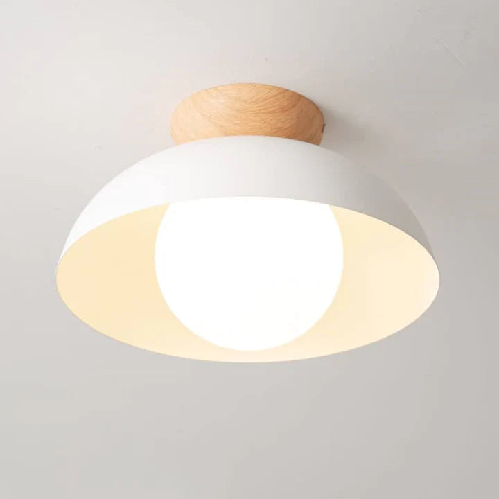 Modern Semi Flush Mount Ceiling Light for Living Room | Minimalist LED Ceiling Lamp