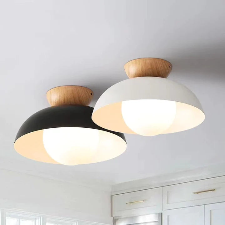 Modern Semi Flush Mount Ceiling Light for Living Room | Minimalist LED Ceiling Lamp
