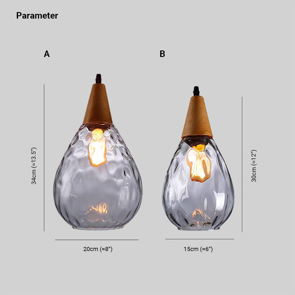 Pendant Ceiling Light | Modern Glass Hanging Lamp