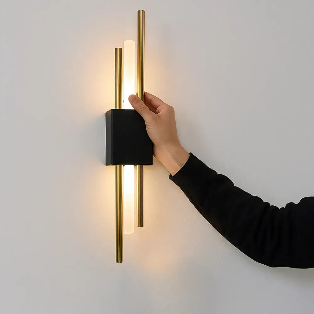 Modern LED Wall Light Sconce | Rechargeable Lamp for Bedroom and Living Room