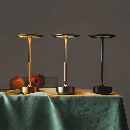 Rechargeable LED Table Lamp with Adjustable Brightness | Modern Bedside Light