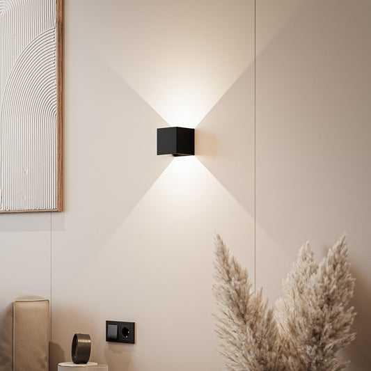 Modern LED Wall Light Sconce | Adjustable Indoor Outdoor Wall Lamp for Bedroom