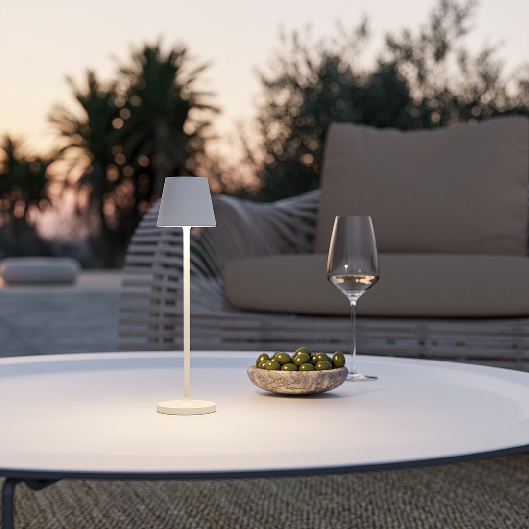 Rechargeable LED Table Lamp with Touch Dimmer | Modern Bedside and Dining Light