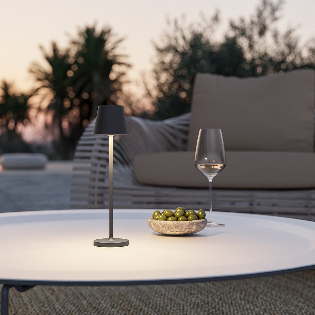 Rechargeable LED Table Lamp with Touch Dimmer | Modern Bedside and Dining Light
