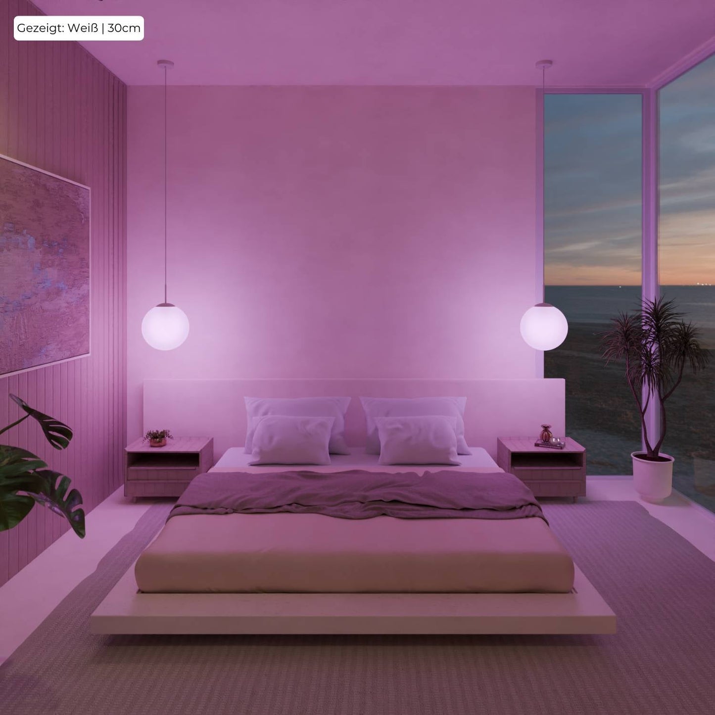 Globe Pendant Ceiling Light in Minimalist Style | Modern LED Hanging Lamp