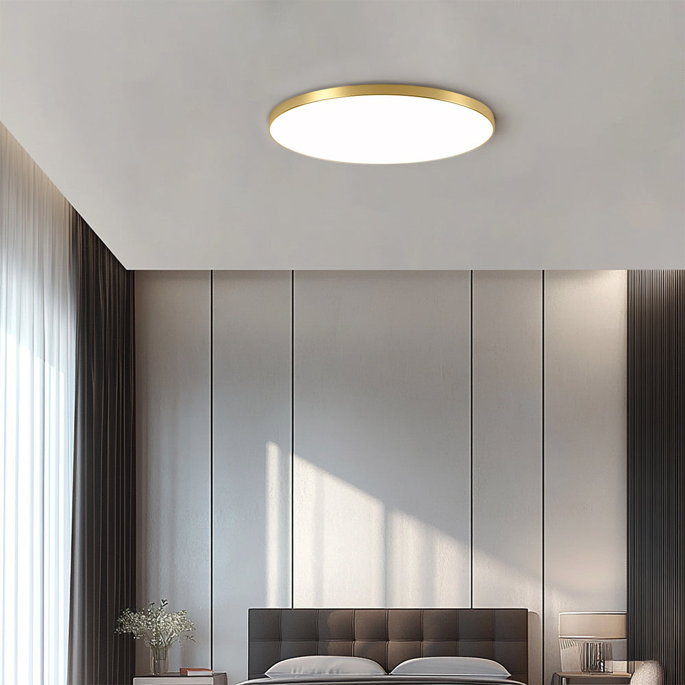 Round Modern LED Ceiling Light | Minimalist Bedroom Living Room Ceiling Lamp