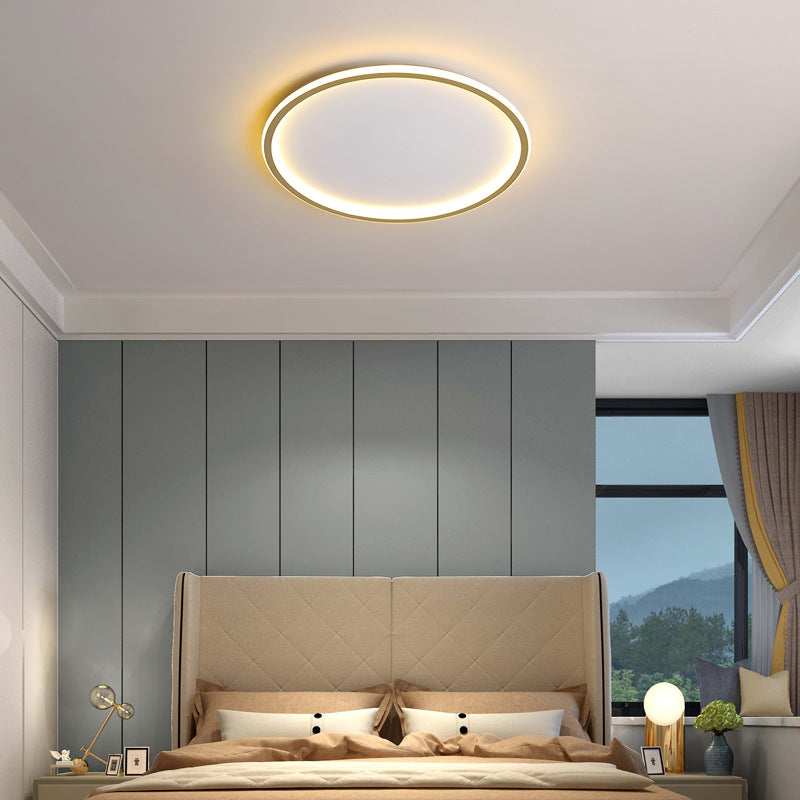 Ultra Slim Round LED Ceiling Light | Modern Minimalist Bedroom Living Room Lamp