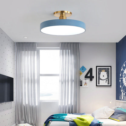 Round Modern LED Ceiling Light | Elegant Bedroom Living Room Ceiling Lamp