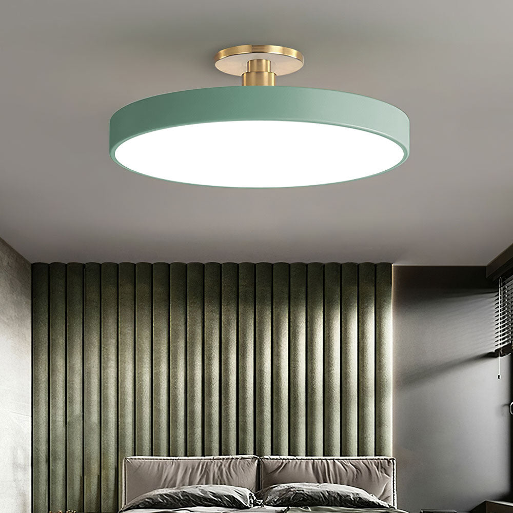 Round Modern LED Ceiling Light | Elegant Bedroom Living Room Ceiling Lamp