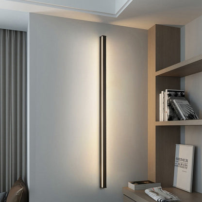Outdoor LED Linear Wall Lamp for Porch and Facade | Modern Waterproof Wall Light