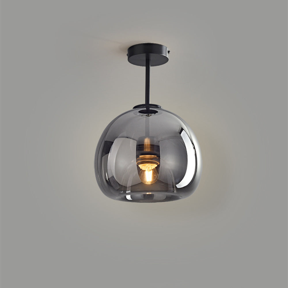 Modern Glass Ceiling Light | Contemporary Bedroom Living Room Ceiling Lamp