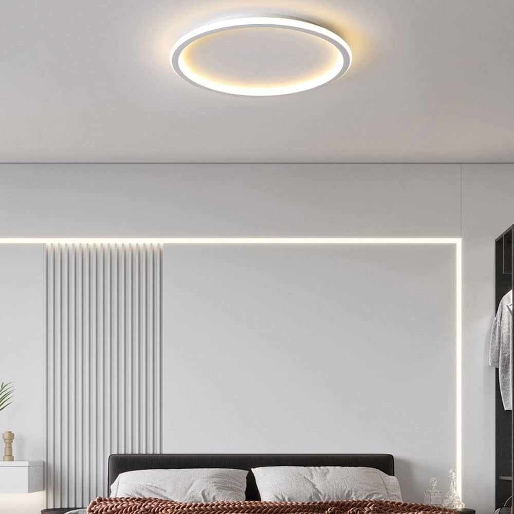 Ultra Slim Round LED Ceiling Light | Modern Minimalist Bedroom Living Room Lamp