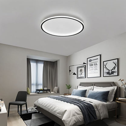 Ultra Slim Round LED Ceiling Light | Modern Minimalist Bedroom Living Room Lamp