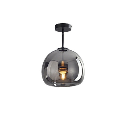 Modern Glass Ceiling Light | Contemporary Bedroom Living Room Ceiling Lamp