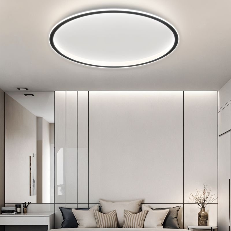 Ultra Slim Round LED Ceiling Light | Modern Minimalist Bedroom Living Room Lamp