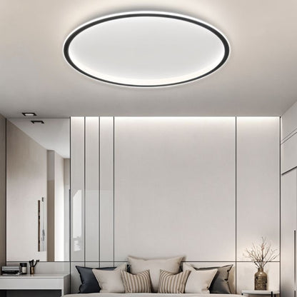 Ultra Slim Round LED Ceiling Light | Modern Minimalist Bedroom Living Room Lamp