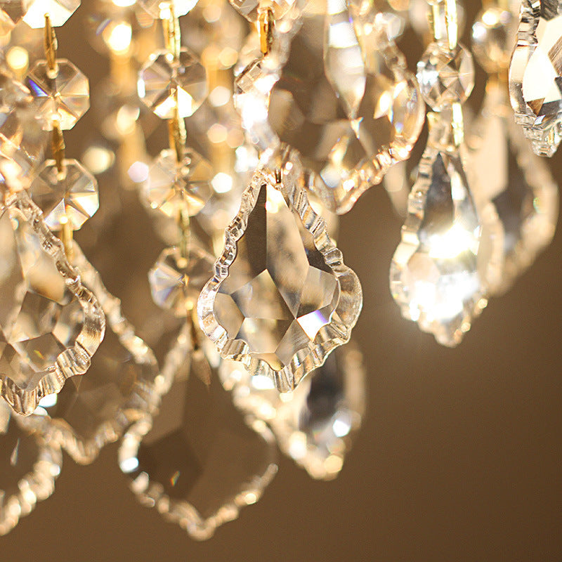 Crystal Chandelier | Modern Ceiling Light for Bedroom and Living Room